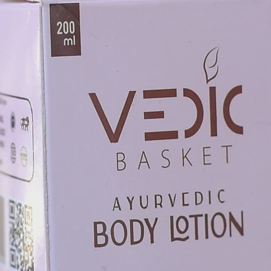 Vedic basket ayurvedic body lotion video